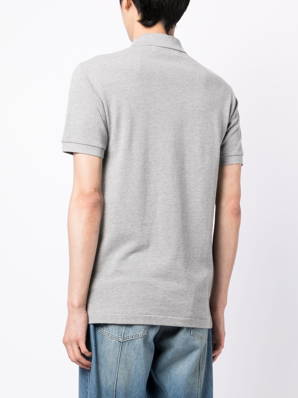 logo-appliquÃ© cotton polo shirt - 4