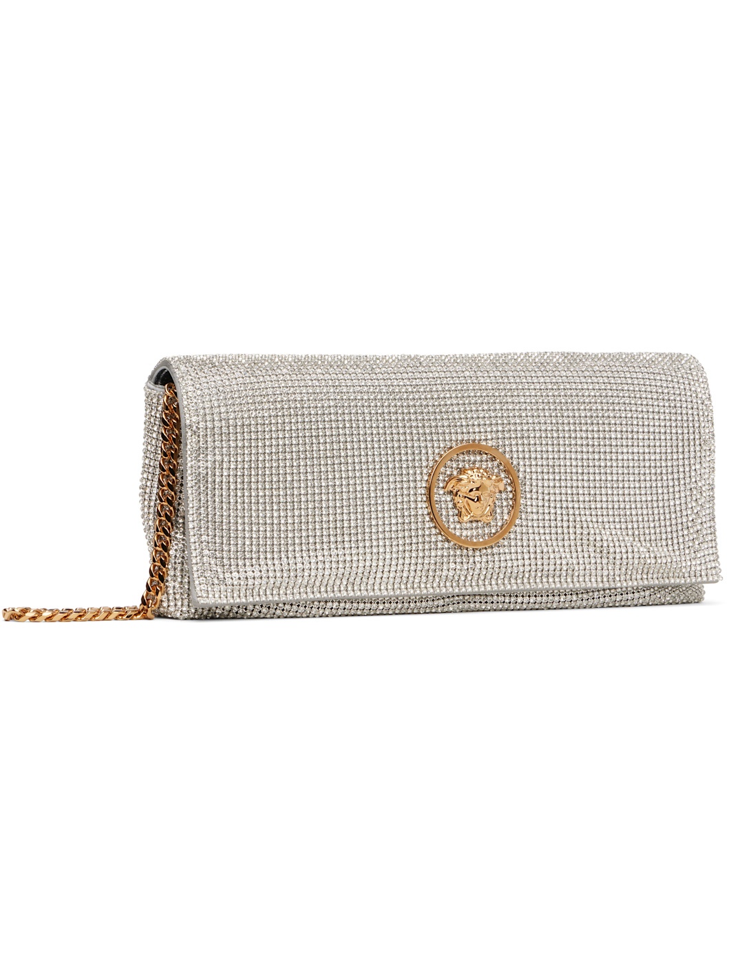 Silver Crystal 'La Medusa' Clutch - 2