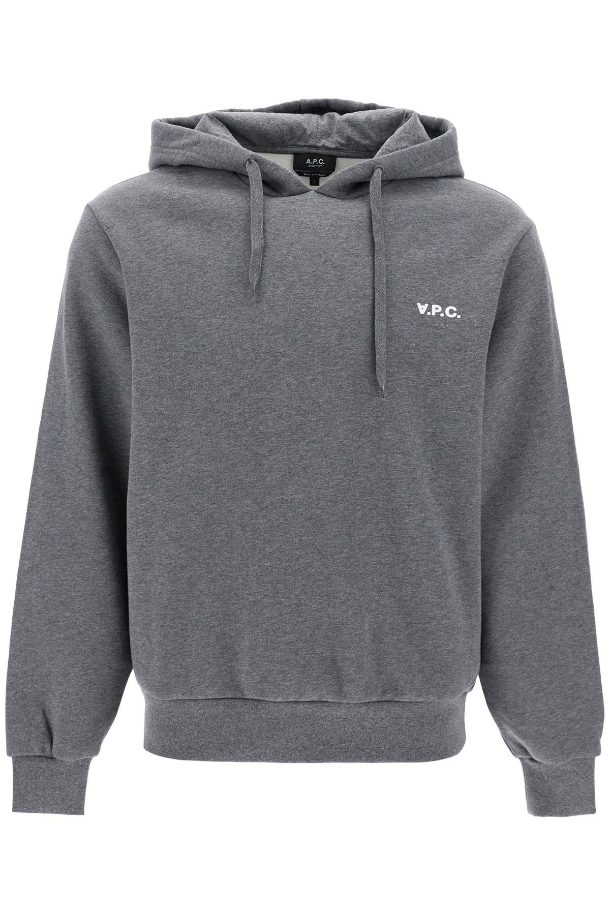 HOODED SWEATSHIRT WITH FLOCKED - 1