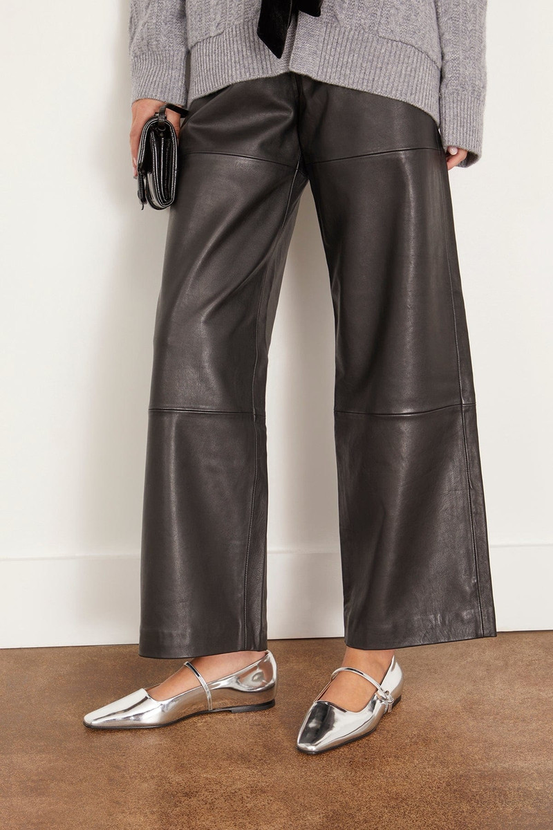 DEAR FRANCES Mary Jane Flat in Silver outlook