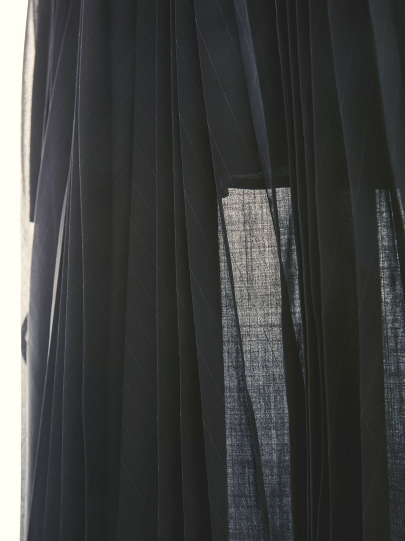 Chalk Stripe / Glencheck Skirt 5