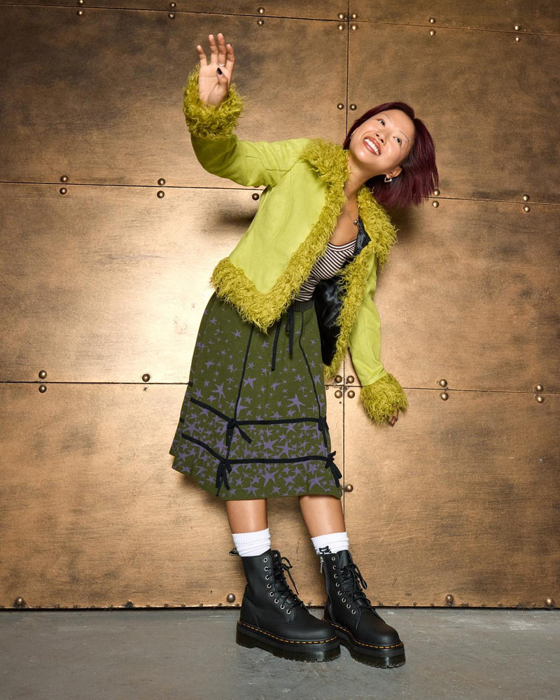 Jadon Boot Genix Nappa Reclaimed Leather Platforms 5