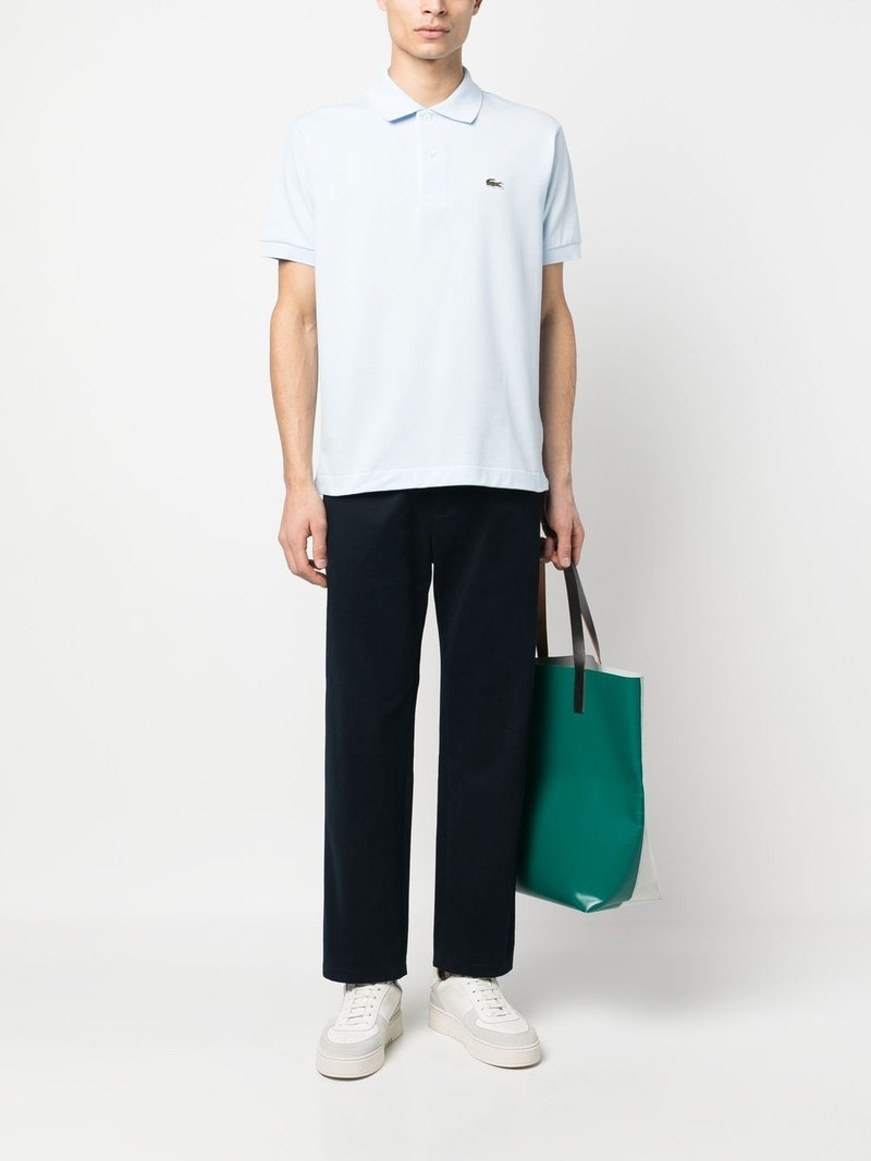 LACOSTE logo-patch polo shirt outlook