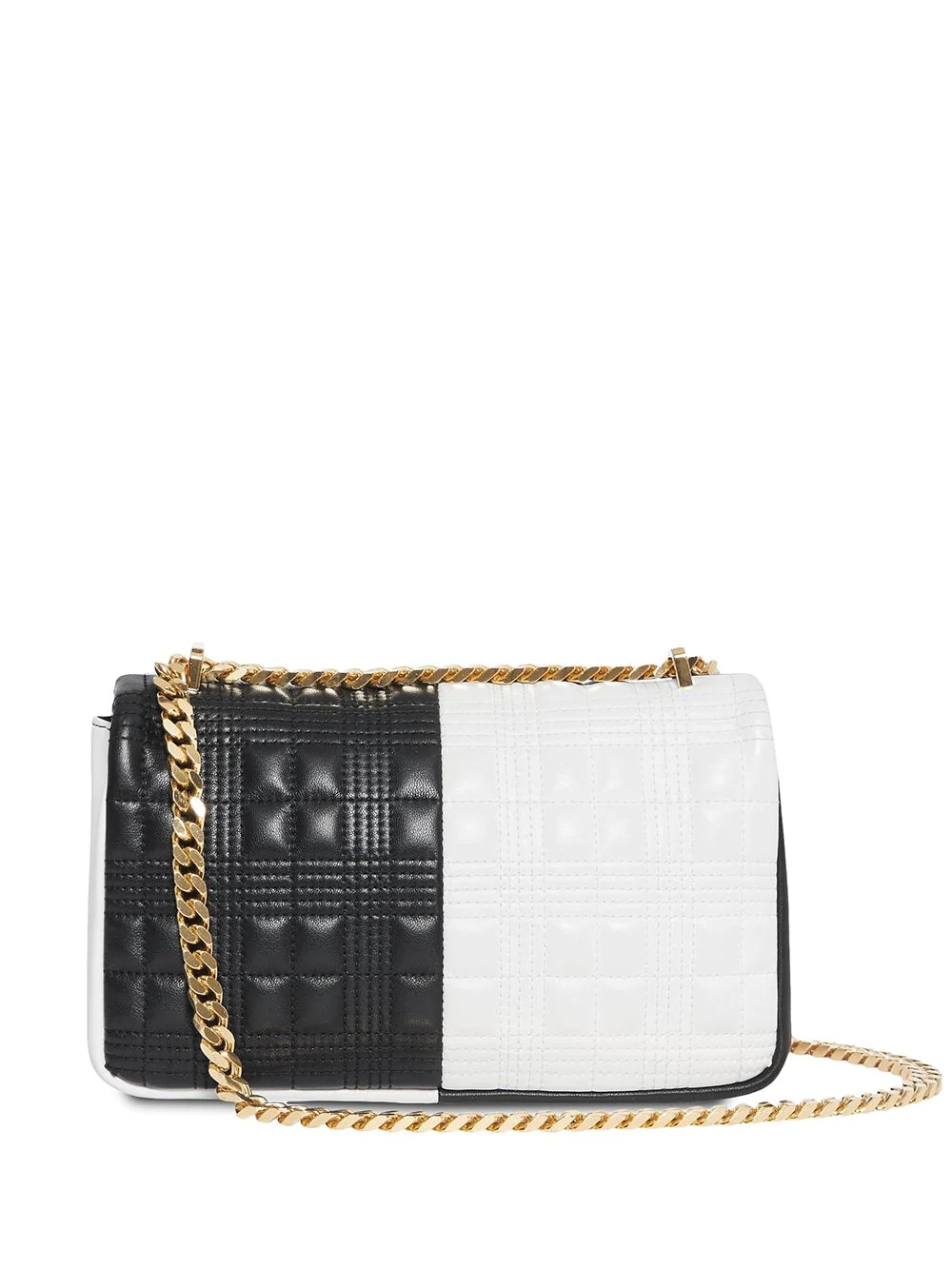 small quilted two-tone cross body bag - 3