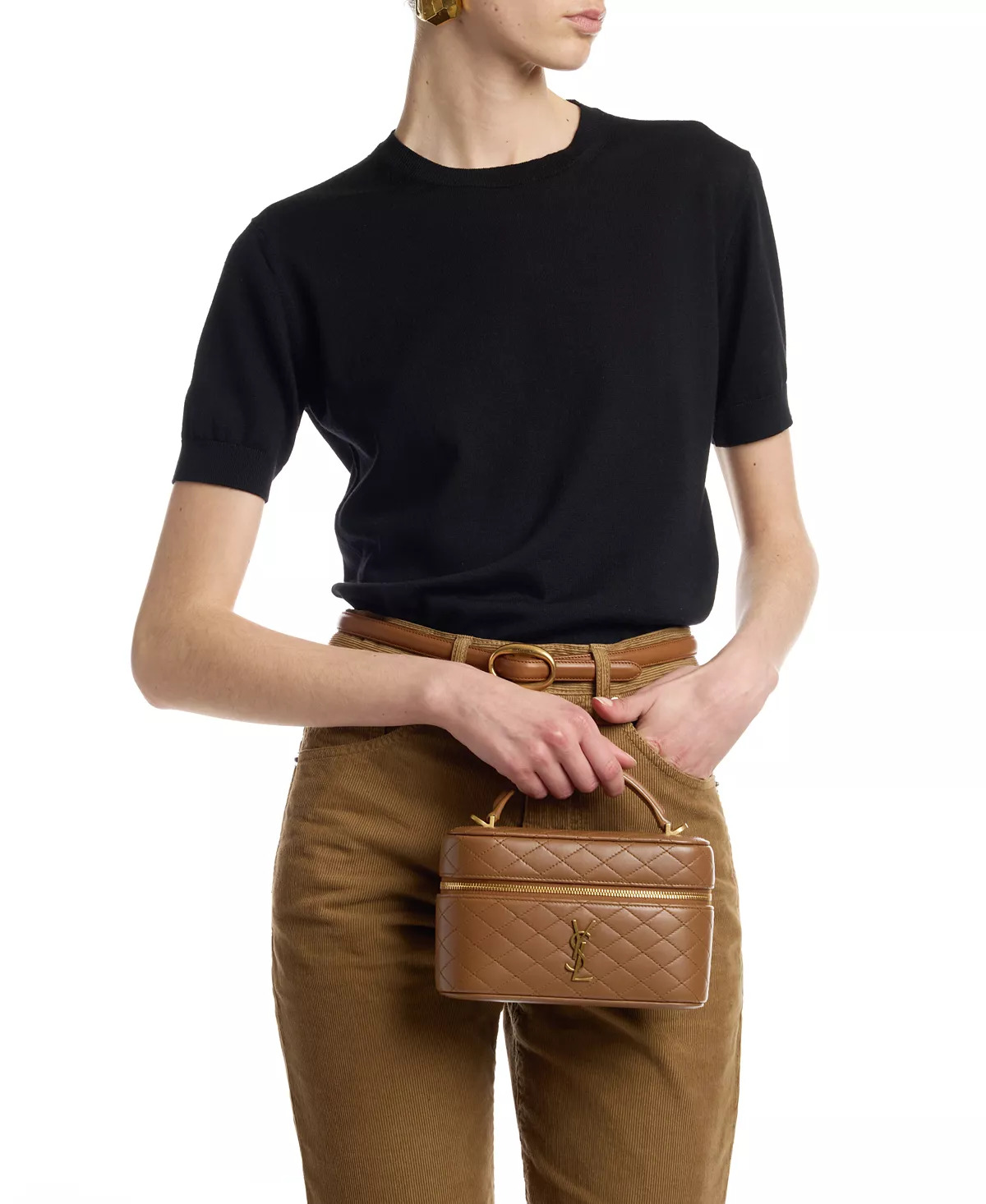 Saint Laurent Gaby Vanity Bag in Lambskin - 5