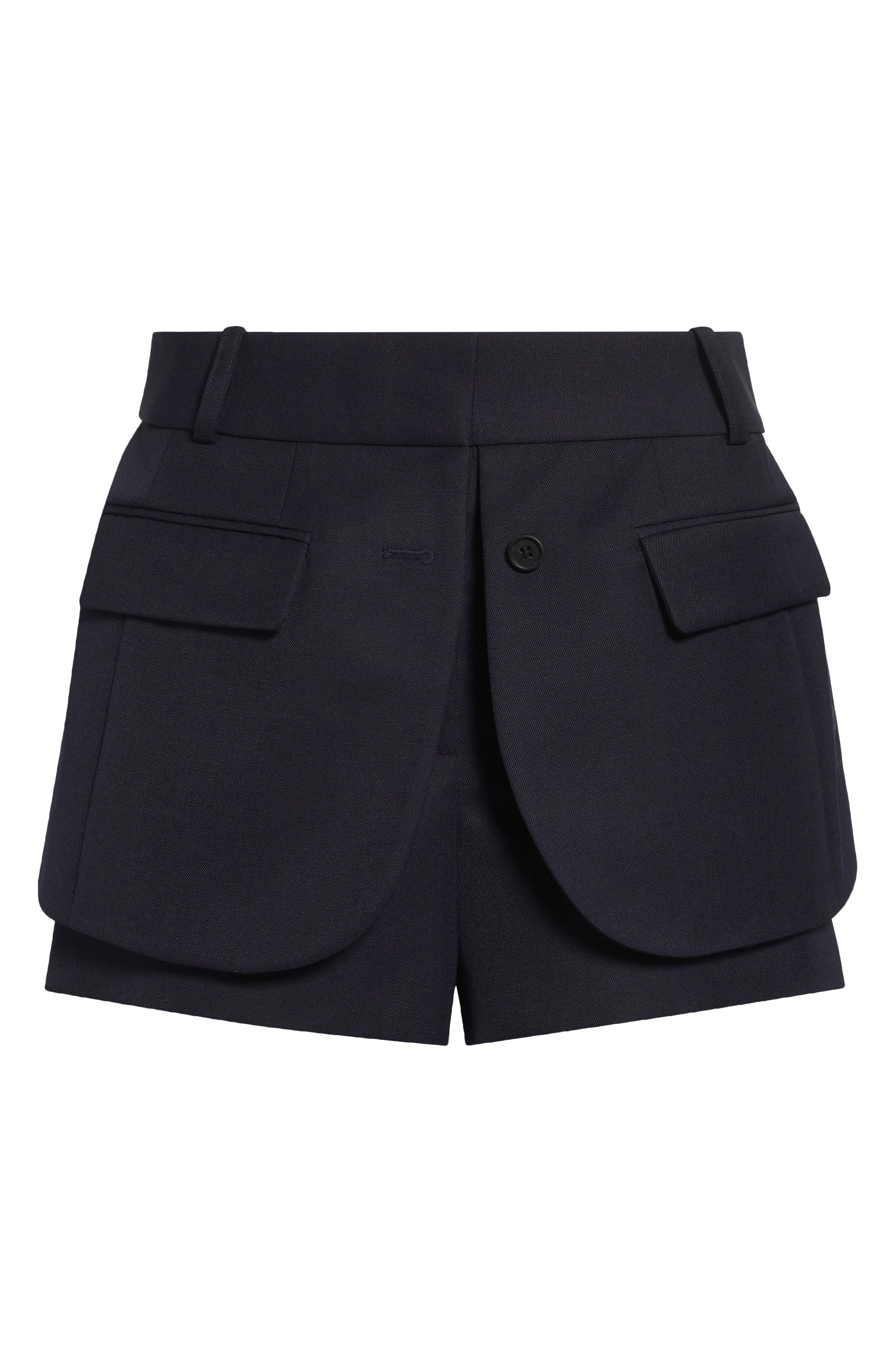 MONSE Jacket Hem Shorts in Midnight at Nordstrom - 6