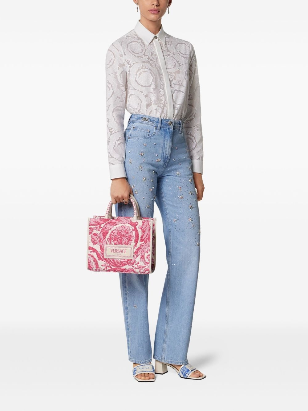 small Barocco Athena tote bag - 2