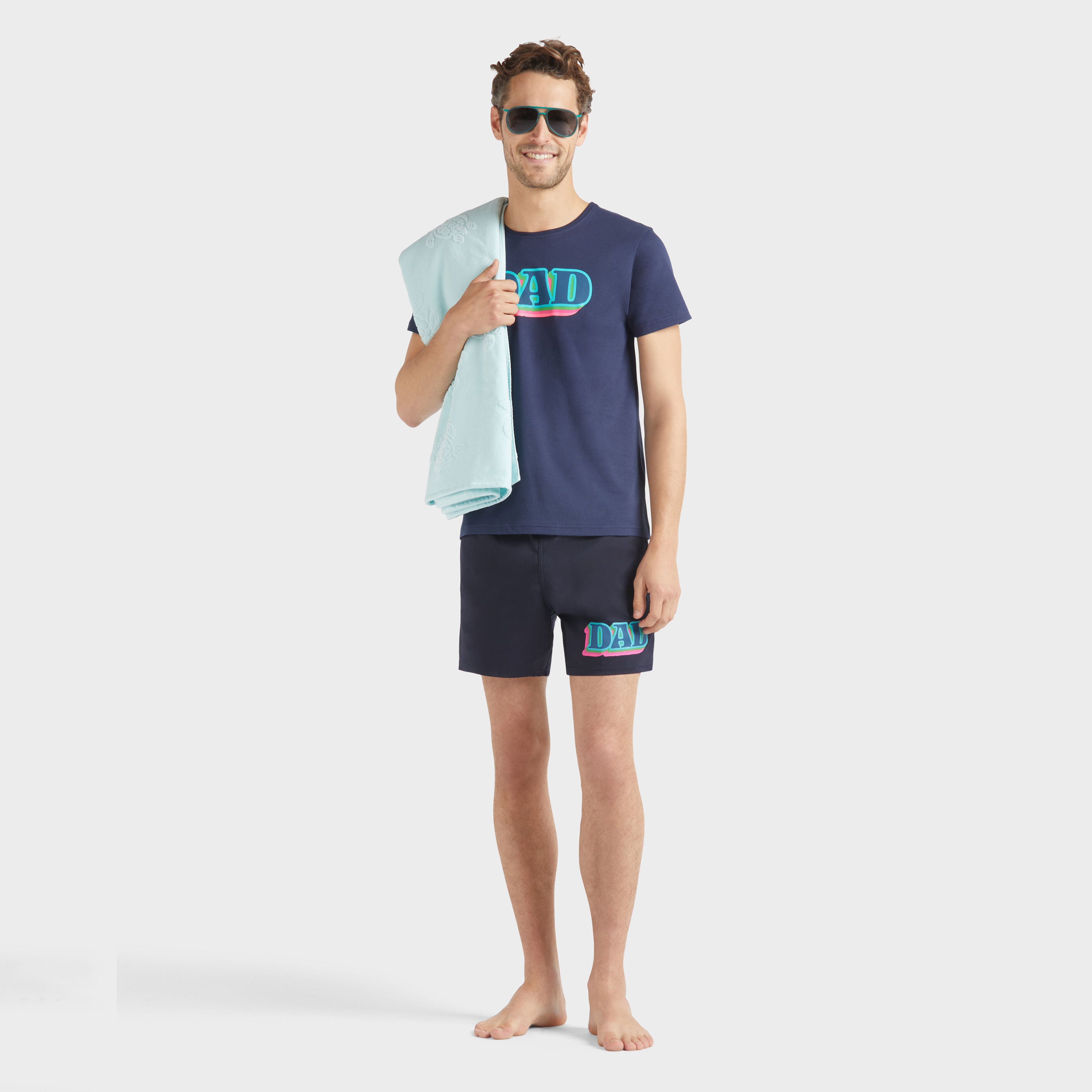 Men Organic Cotton T-shirt Dad and Son - 5