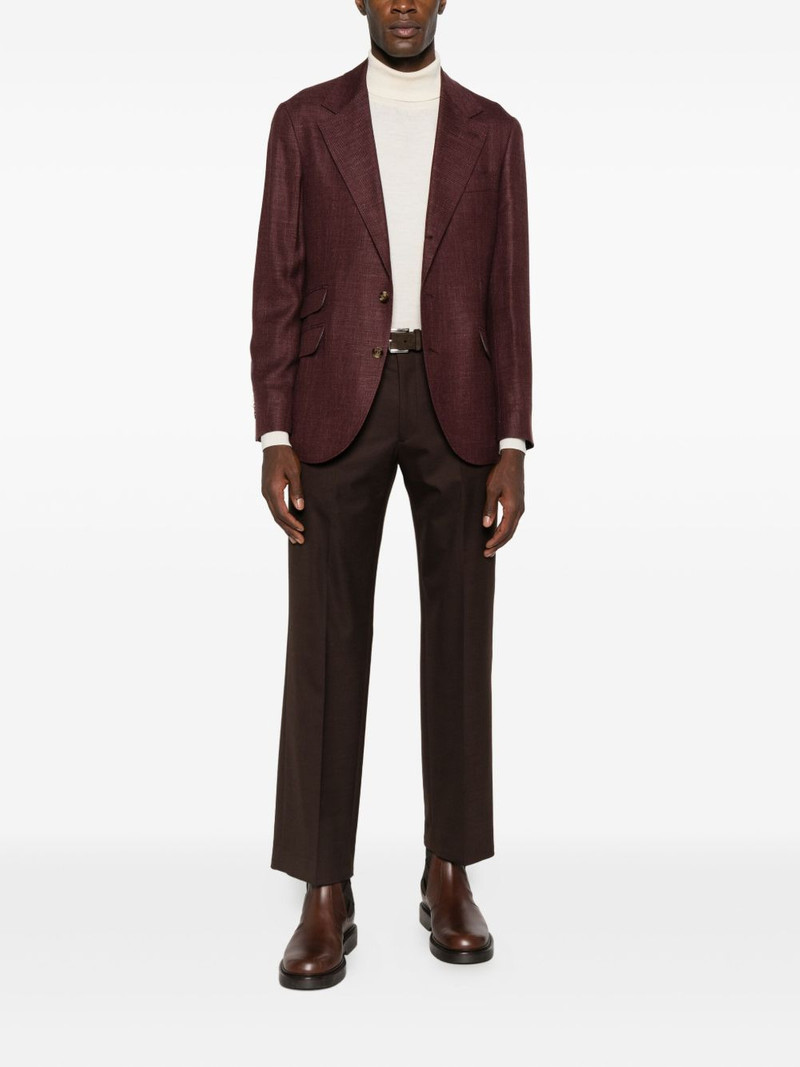 Brunello Cucinelli silk-blend blazer outlook