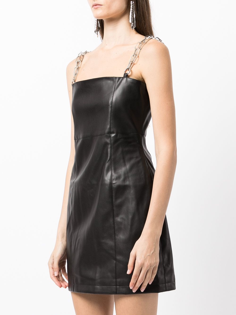 chain strap mini dress - 3
