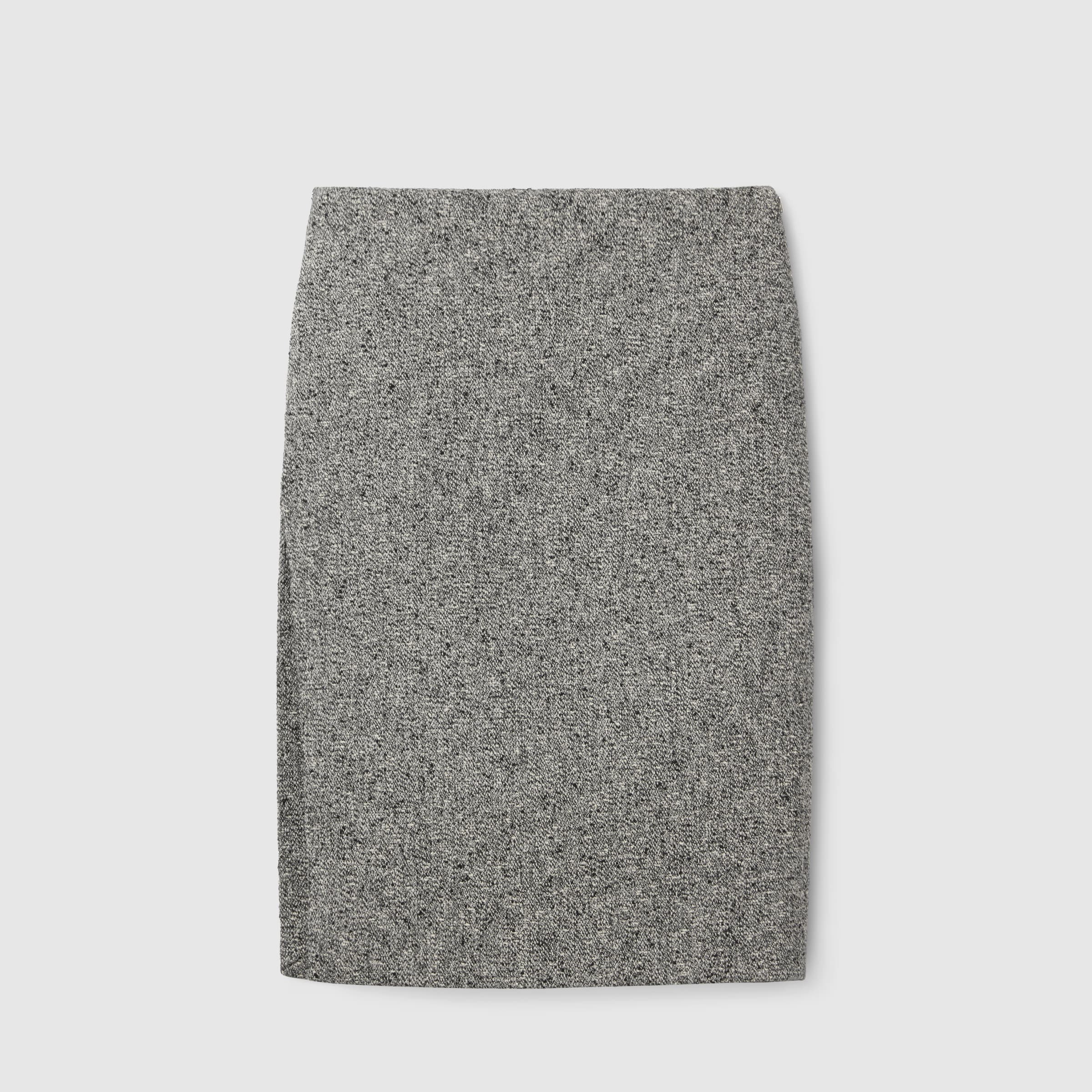 Cotton-wool mouliné skirt - 1