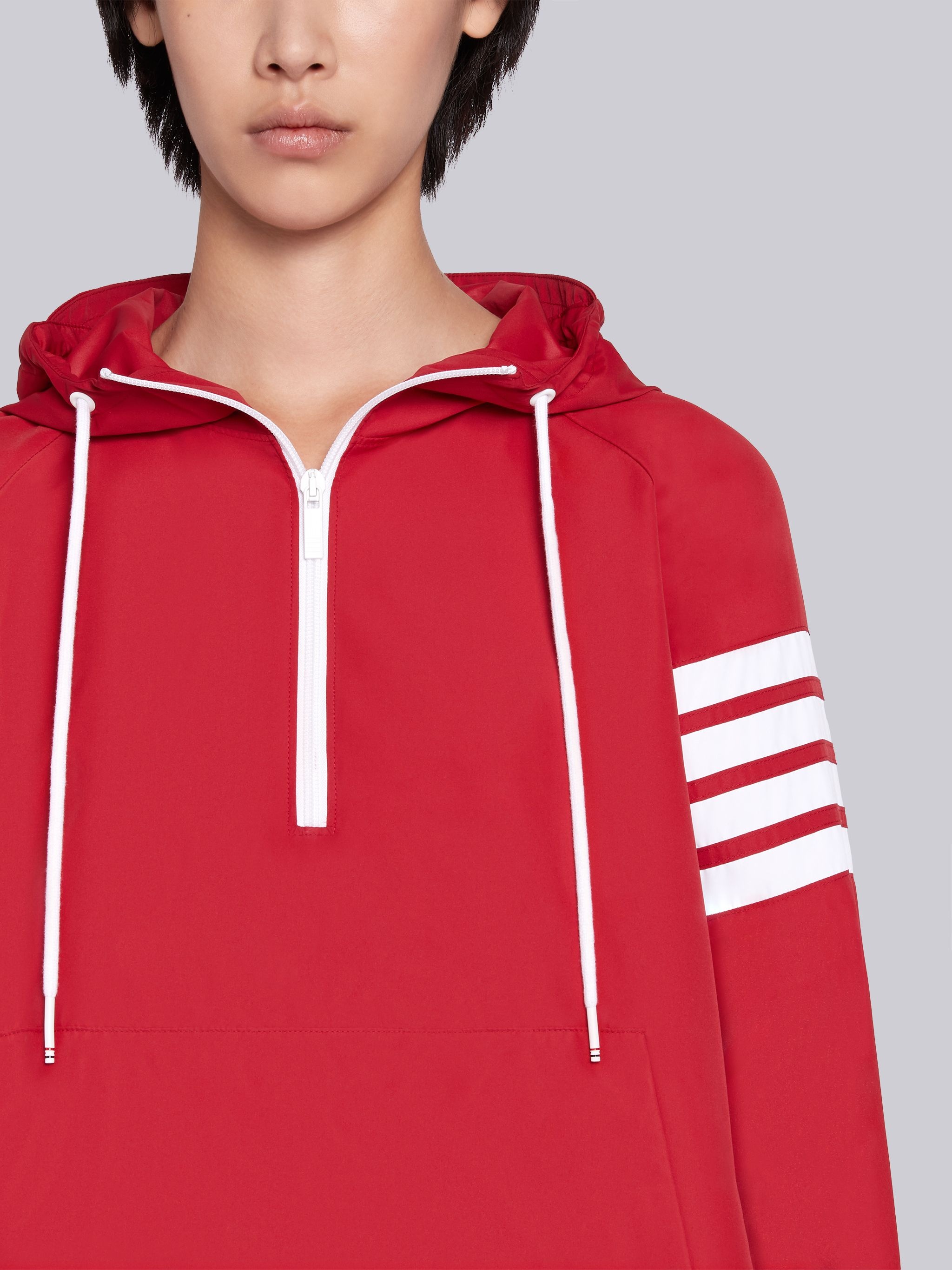 Red Flyweight Tech Swing Anorak - 5