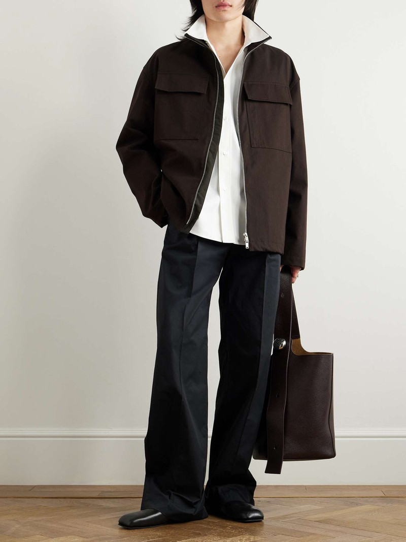 Jil Sander Organic Cotton-Canvas Blouson Jacket outlook