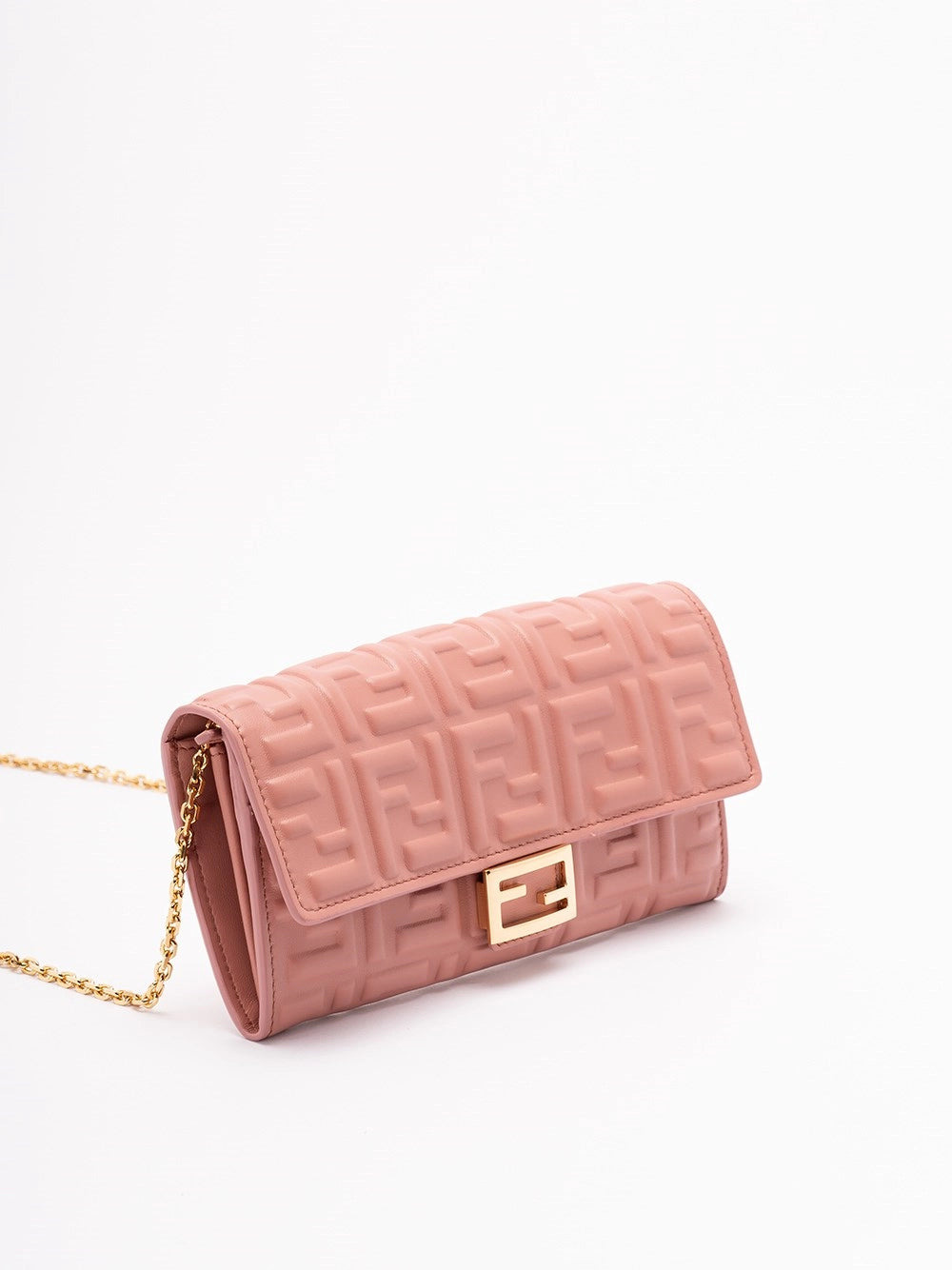 Fendi Women `Baguette` Continental Wallet With Chain - 3