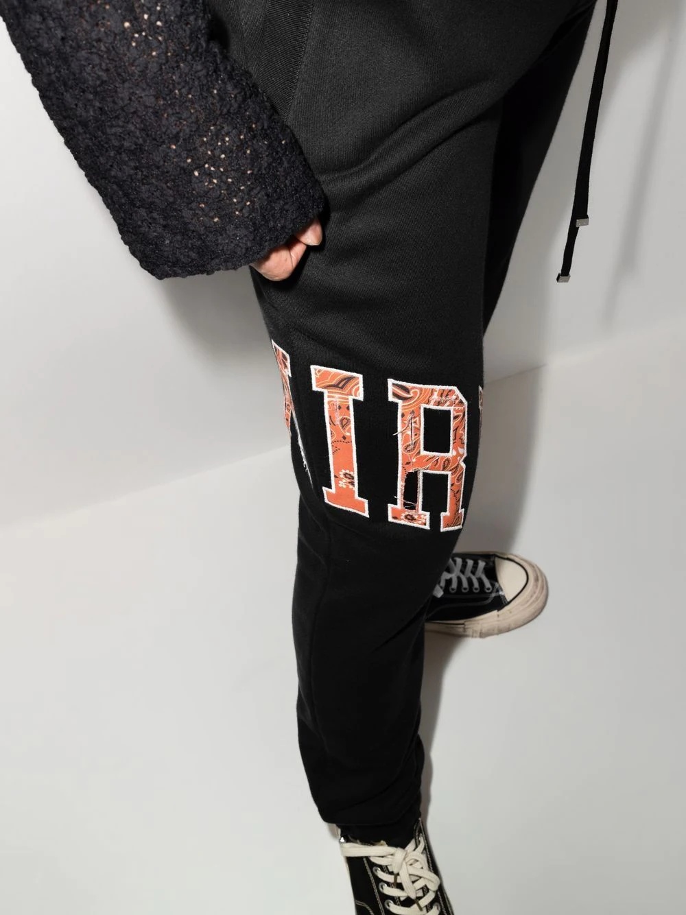 bandana logo track pants - 4