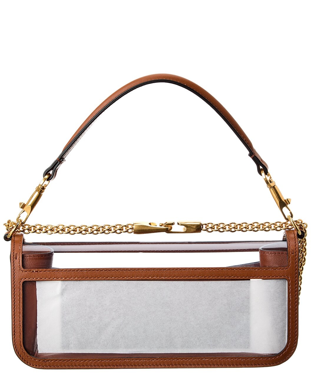 Valentino VLogo Loco Leather & Vinyl Shoulder Bag - 2