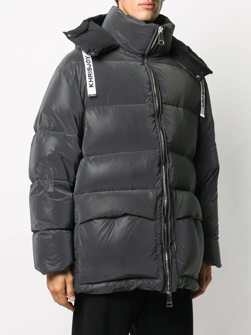 long-sleeve padded jacket - 3