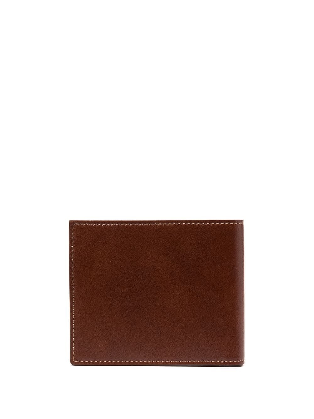 logo-embossed leather wallet - 2