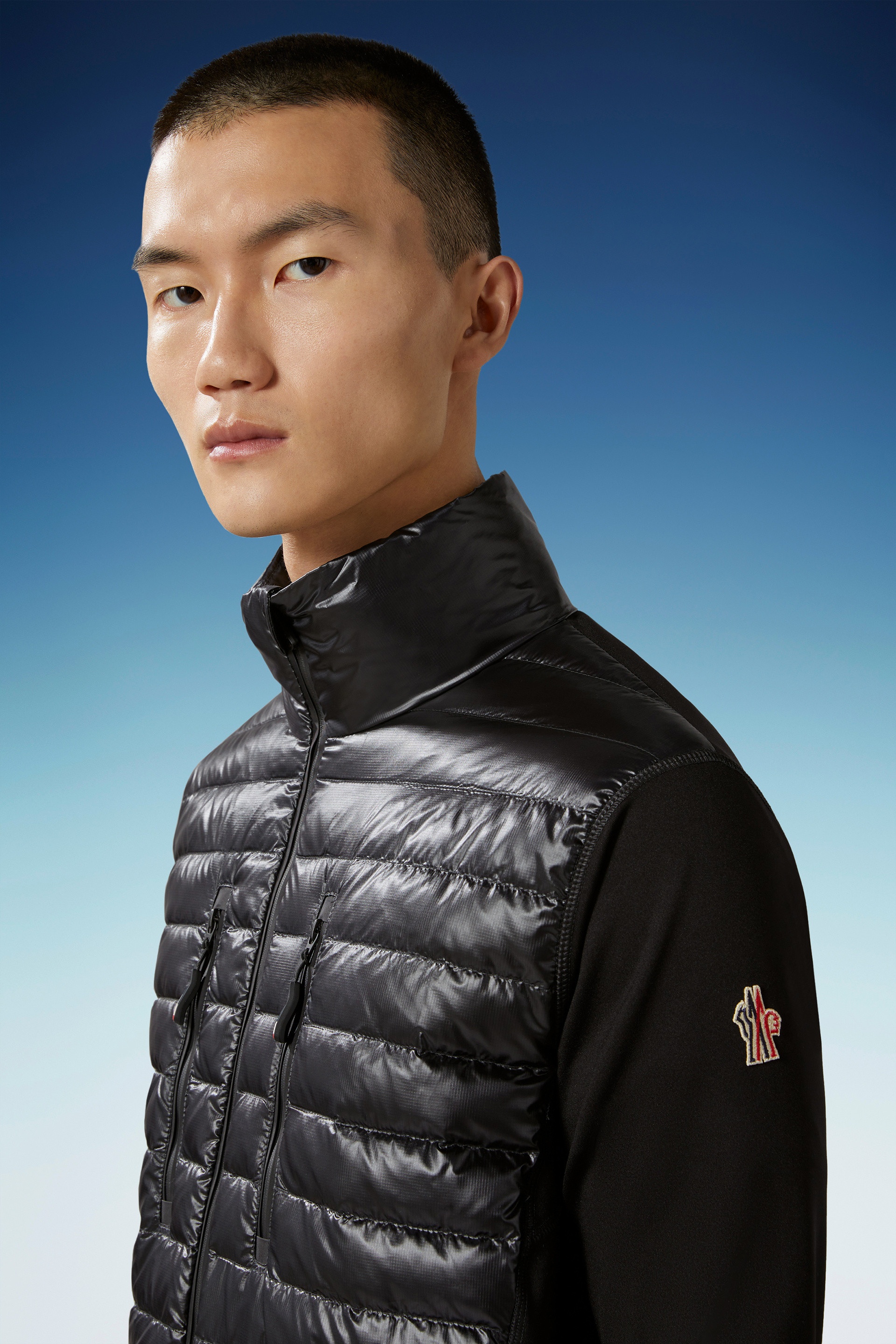 Padded Zip-Up Sweatshirt - 4