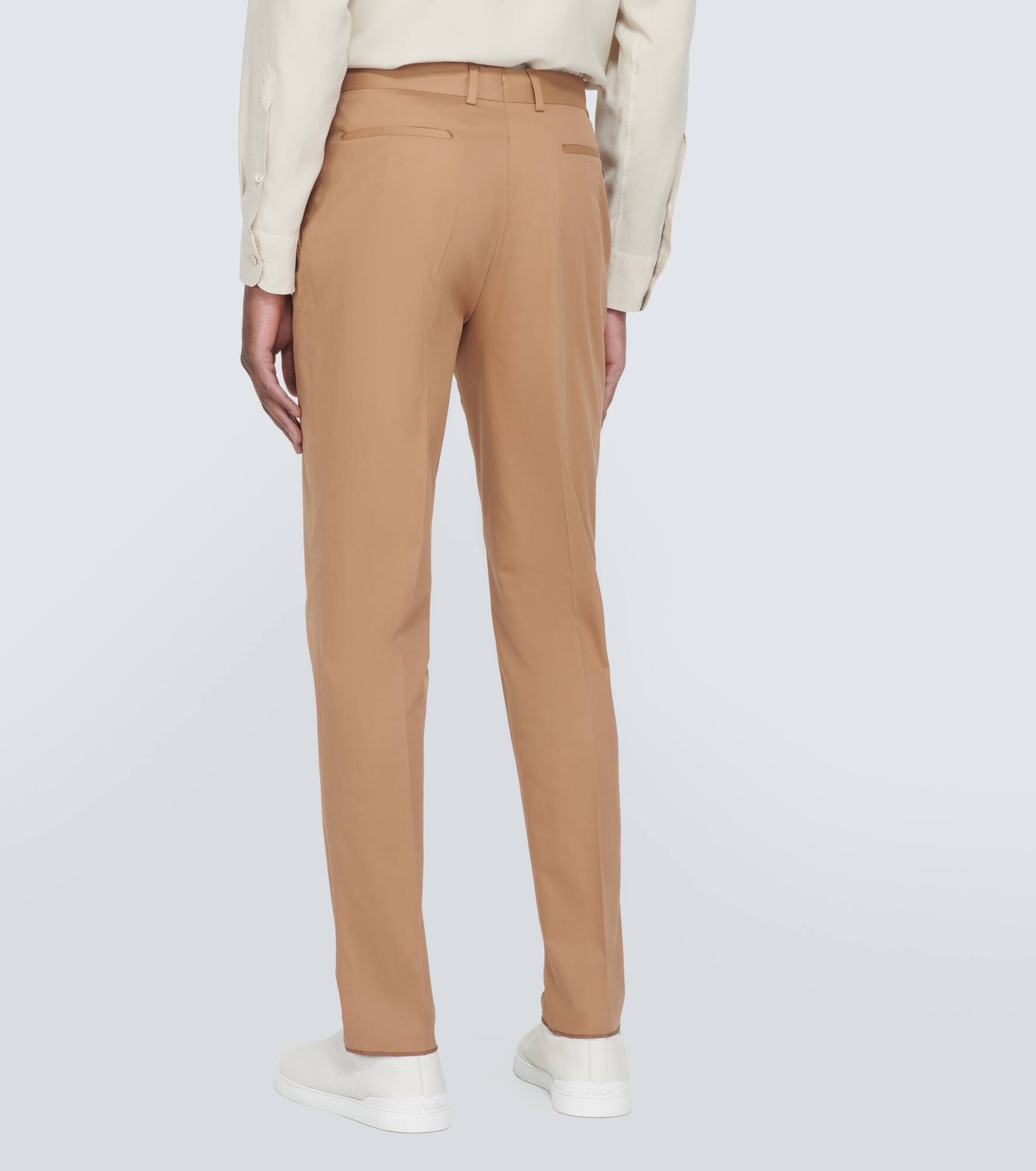 Cotton blend suit pants - 4