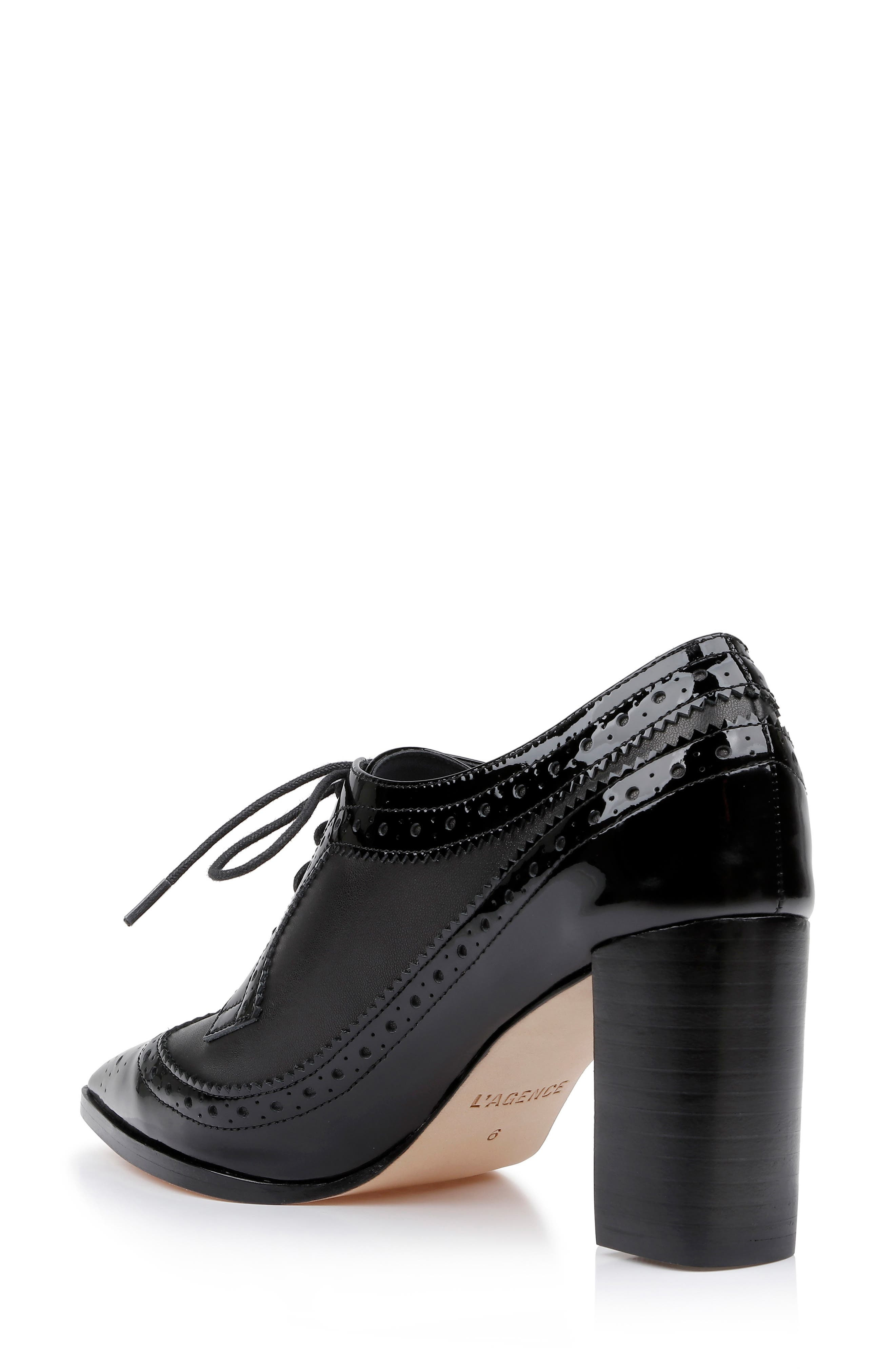 L'AGENCE Elodie Pump in Black Leather at Nordstrom - 2