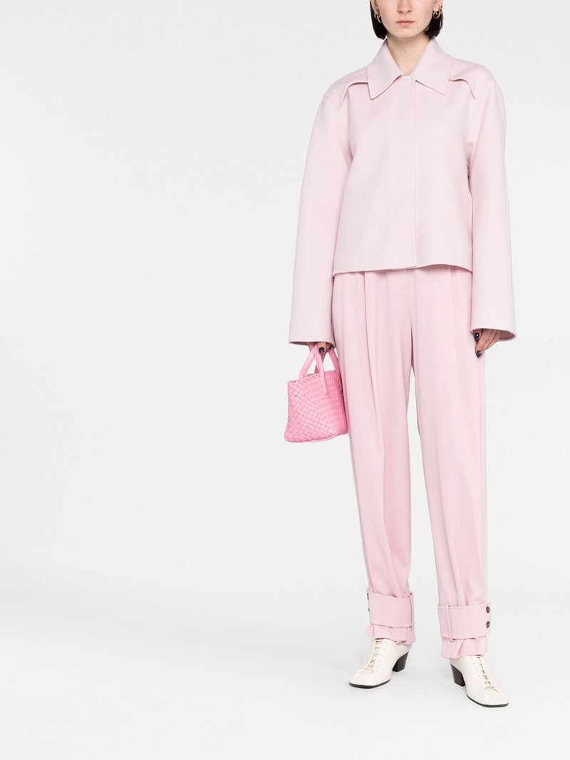 Jil Sander collared wool jacket outlook
