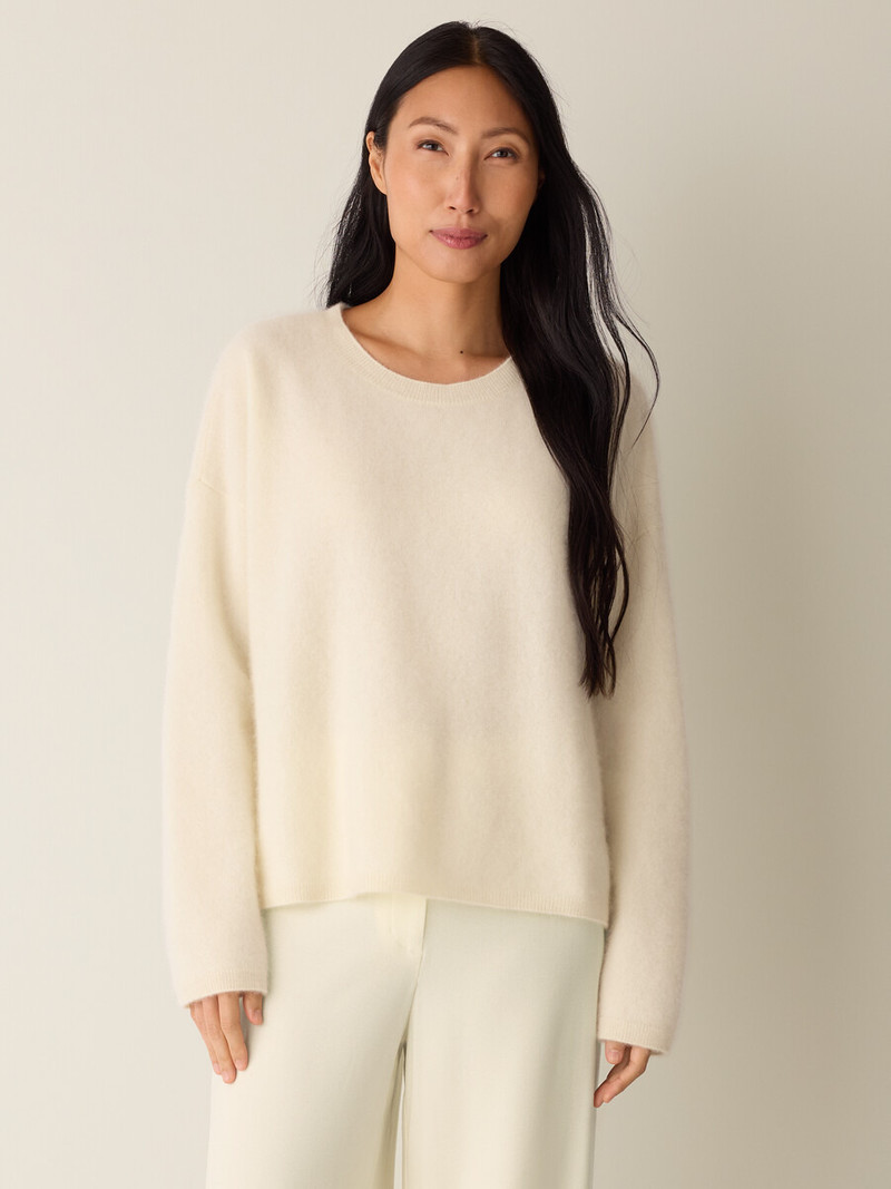 Cashmere Fluff Crew Neck Top 3
