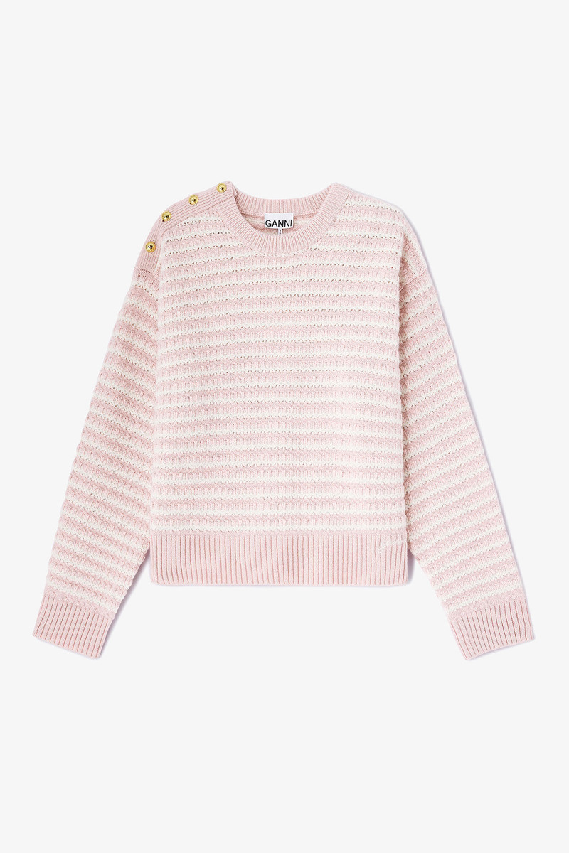 STRIPE WOOL MIX SWEATER 1