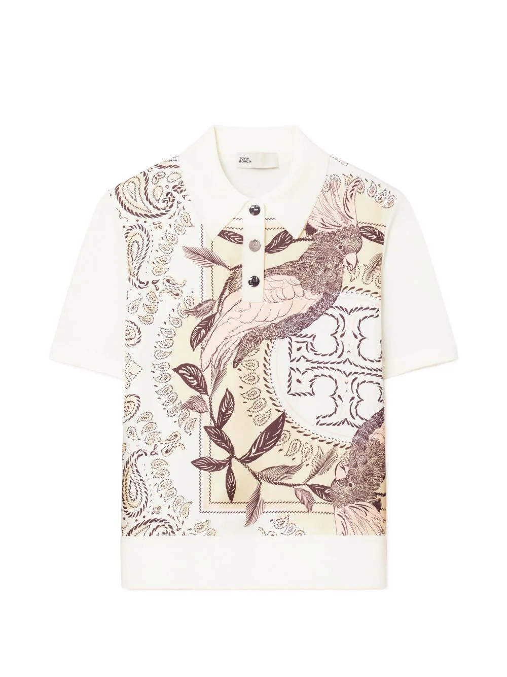silk front polo - 1