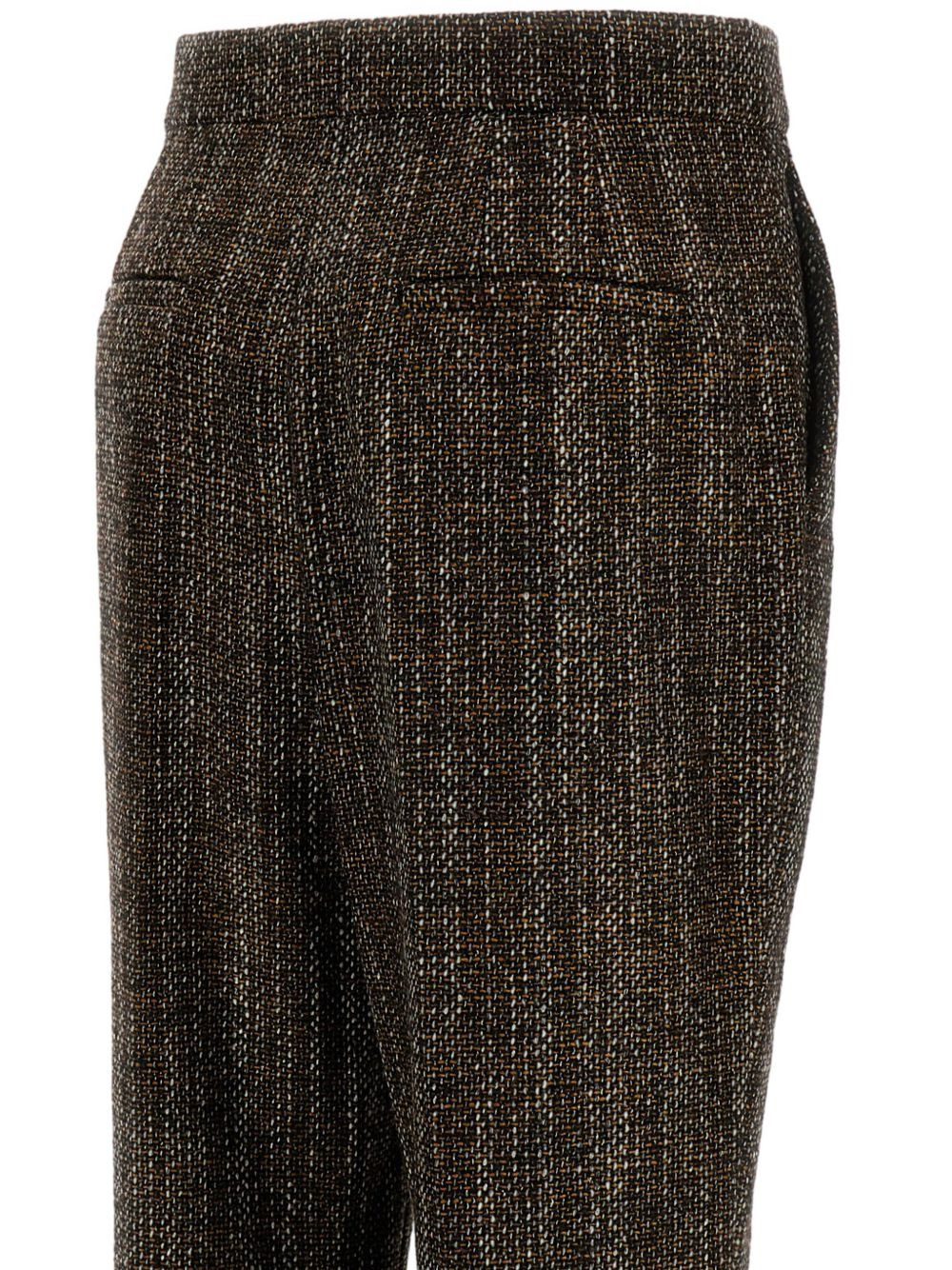 tweed flared trousers - 3
