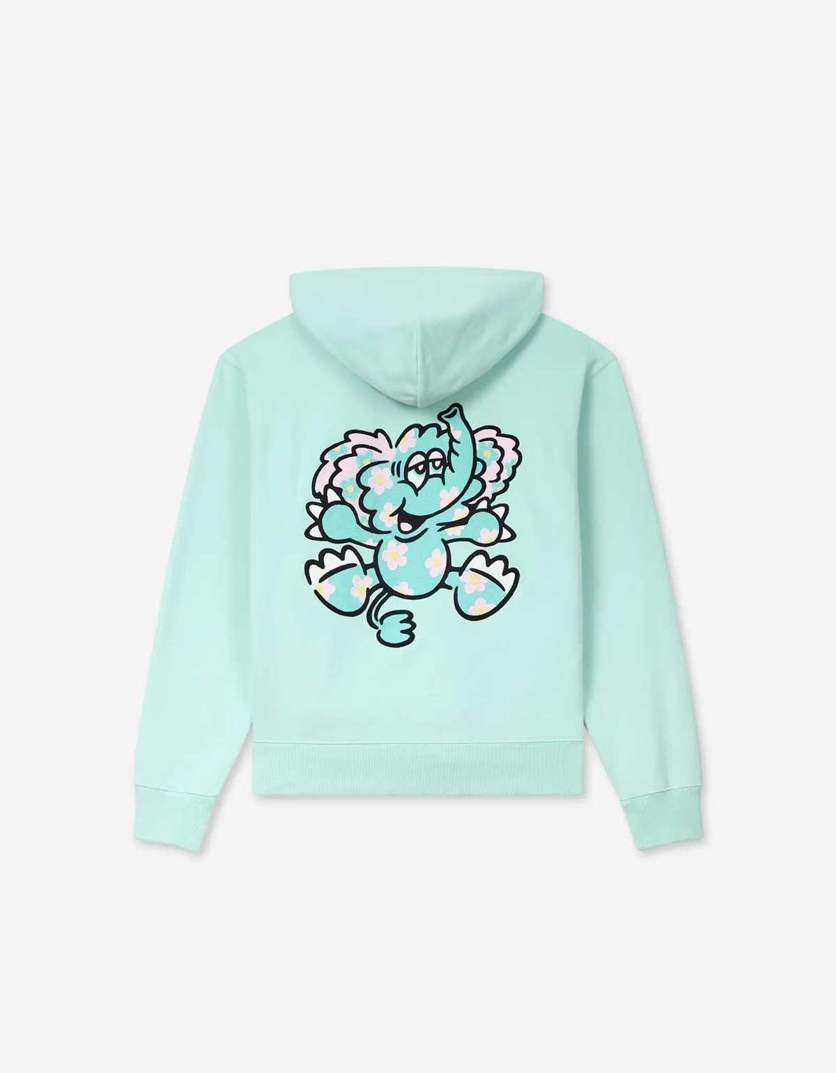 Kenzo By Verdy Green Embroidered Hoodie - 3