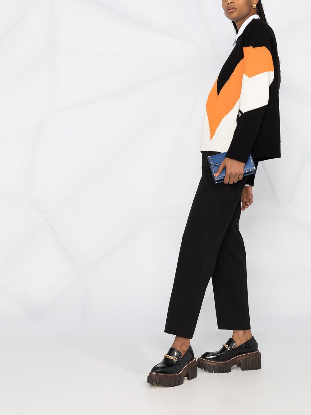 intarsia knit jumper - 6