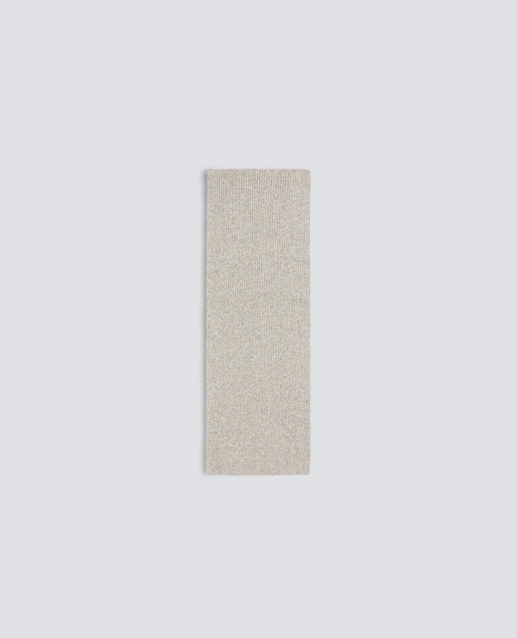 RIBBED WOOL SCARF - 1