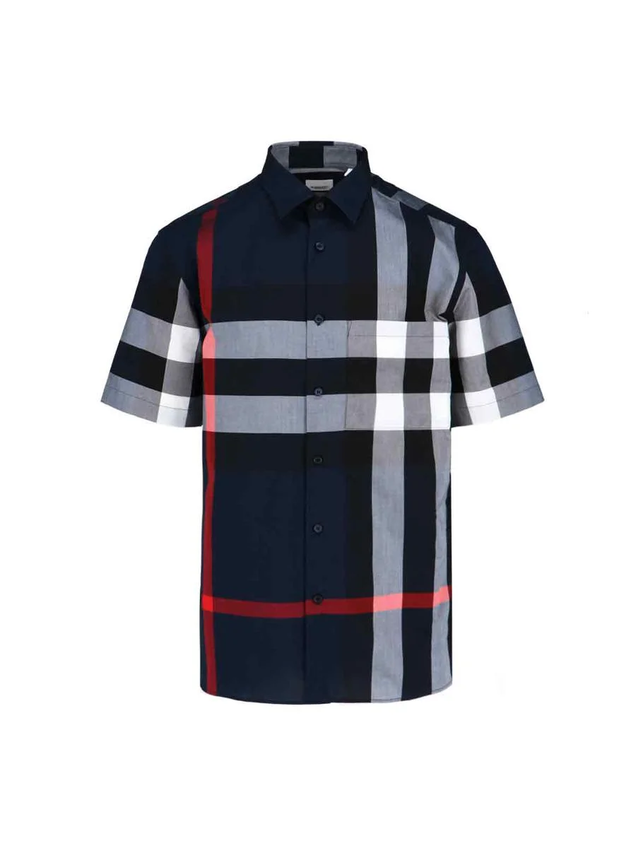 Burberry BURBERRY CHECKED COTTON SHIRT - 1