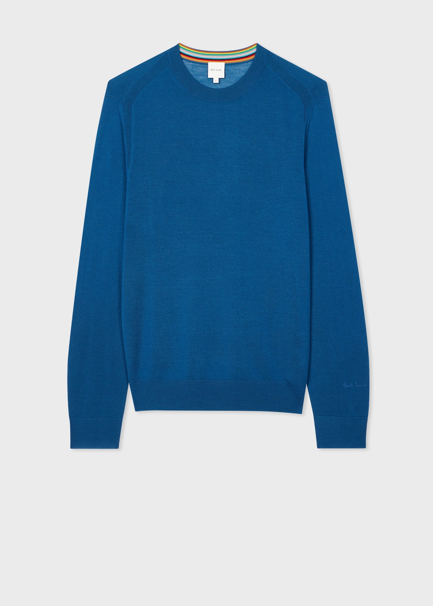 Mid Blue Merino Wool Sweater - 1