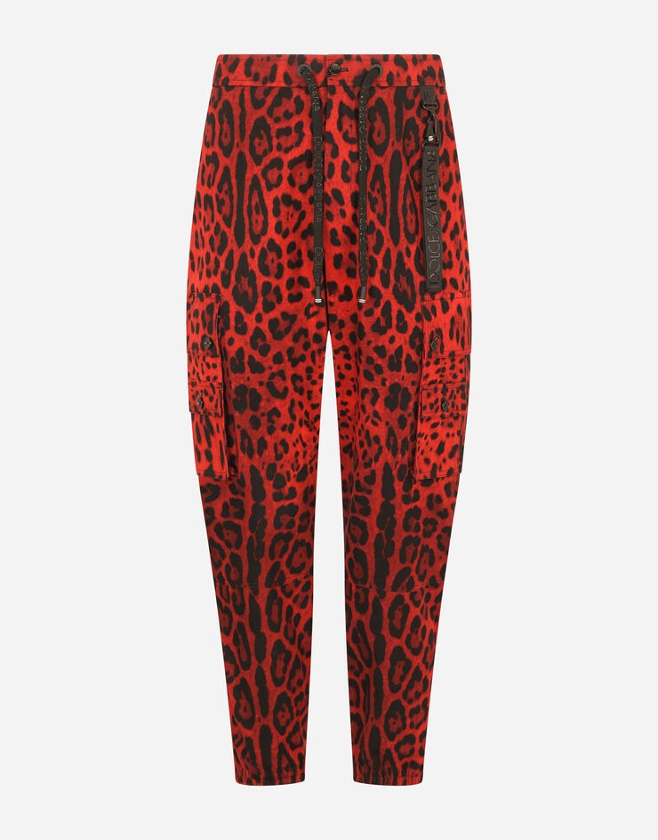 Leopard-print cargo pants - 3