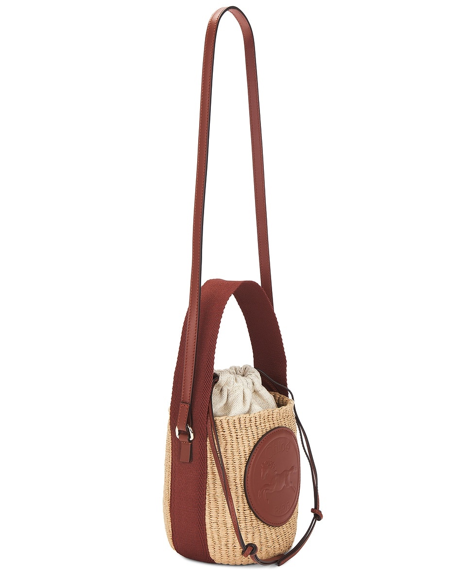 Horse Medal Small Basket Bag - 3