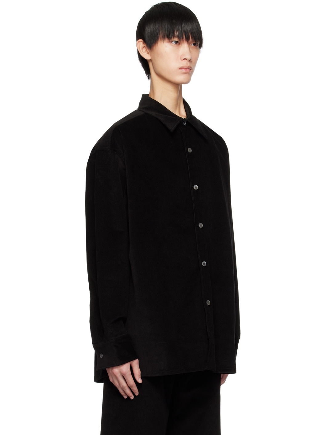 トップス STUDIO NICHOLSON AKAKO SHIRT XS Studio Nicholson Black Rosso Shirt | ssense | REVERSIBLE