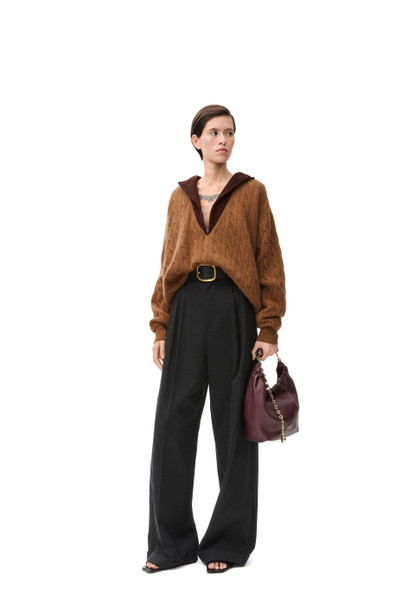 Loewe V-neck sweater in cashmere outlook