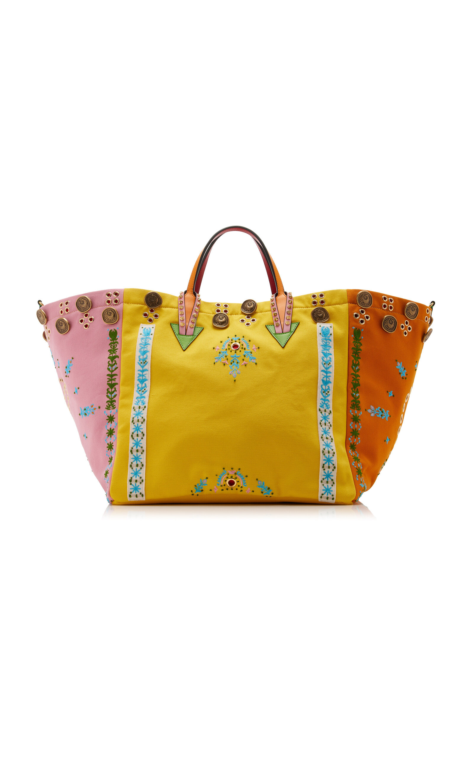 Breizcaba Embroidered Canvas Tote Bag multi - 4
