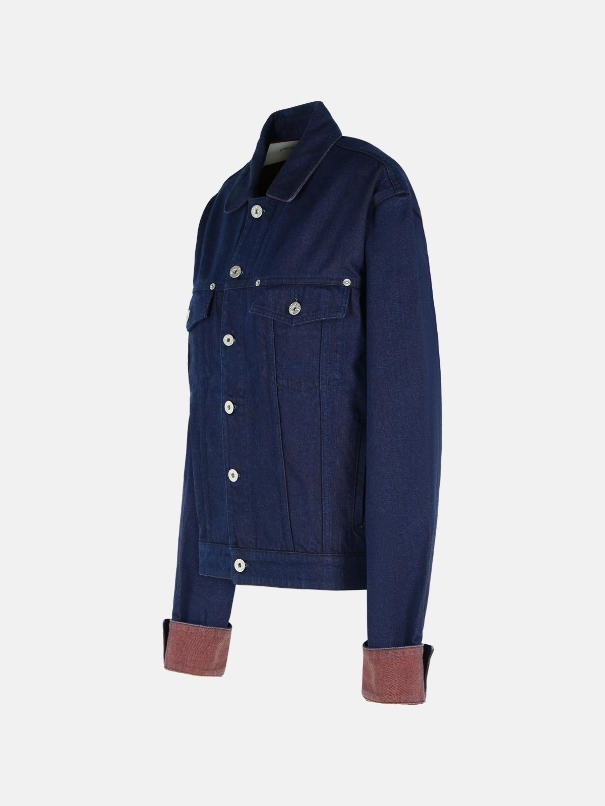 BLUE COTTON JACKET - 2