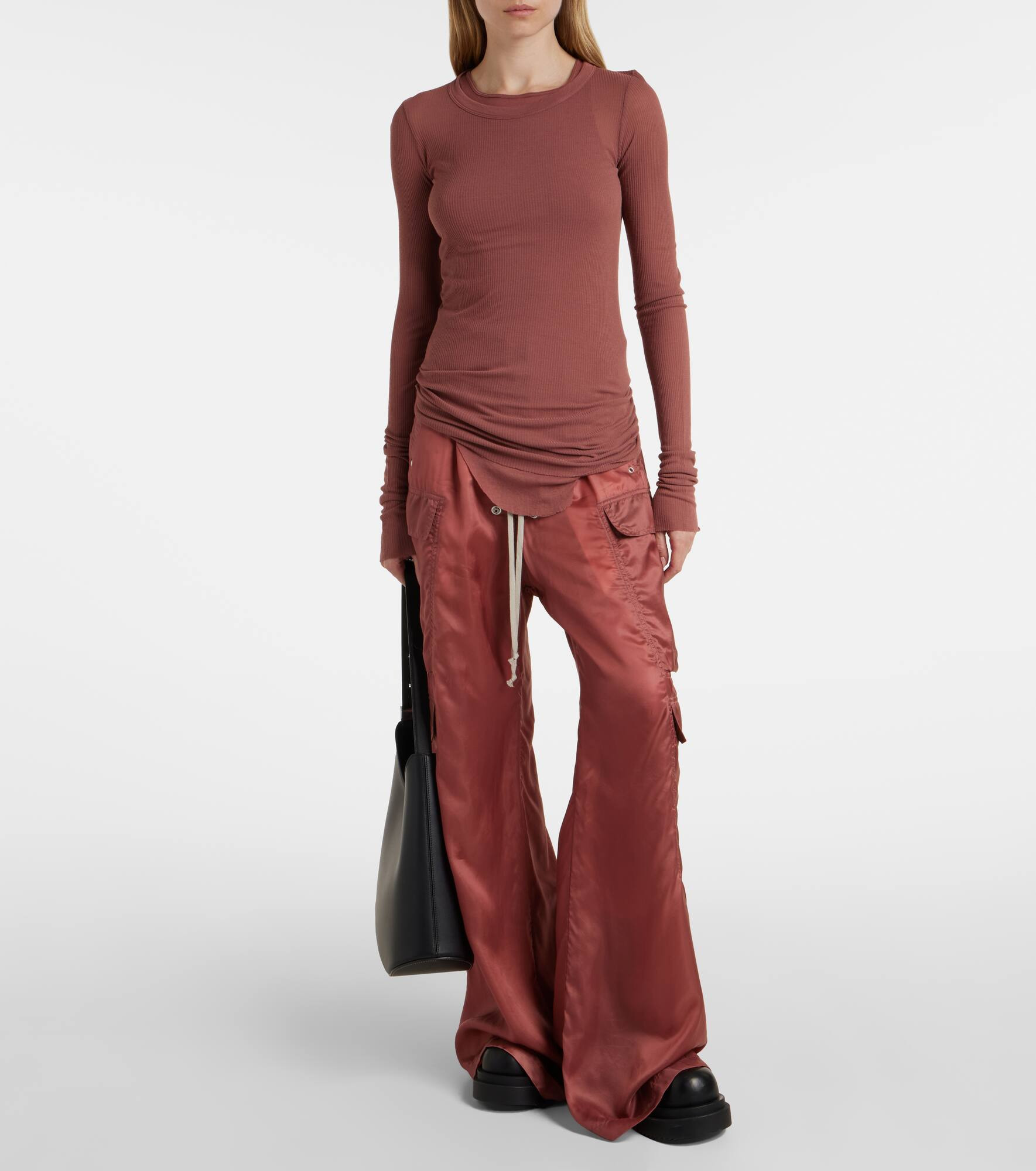 High-rise cargo pants - 2