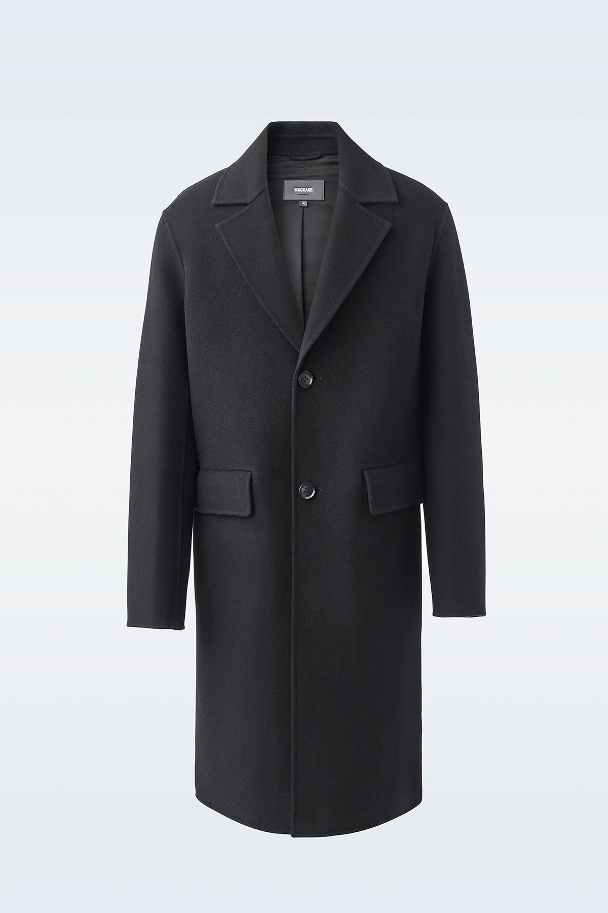 BENJAMIN Double-face wool coat with notched lapel - 5