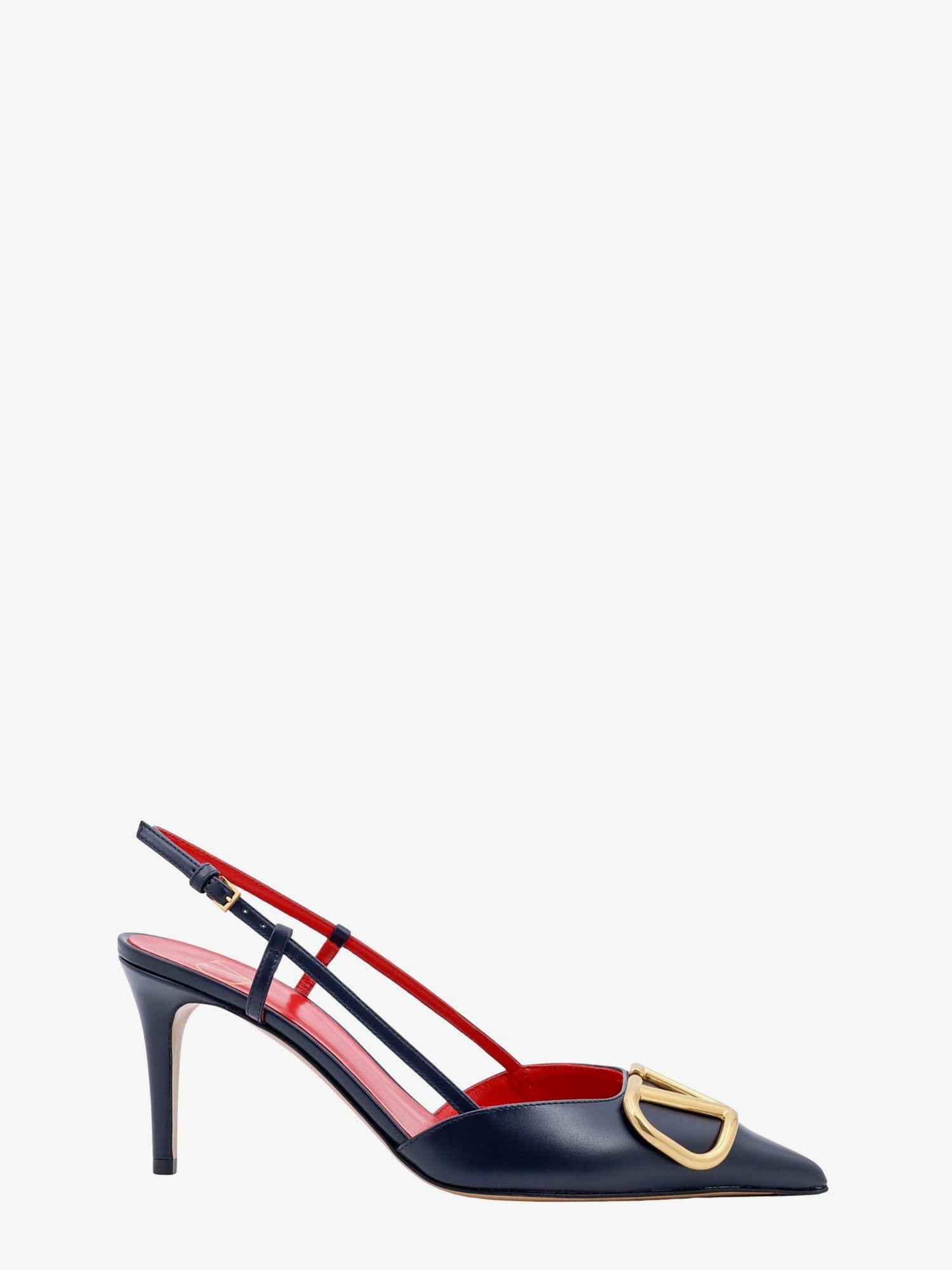 Valentino Garavani Woman Vlogo Signature Woman Blue Pumps - 1