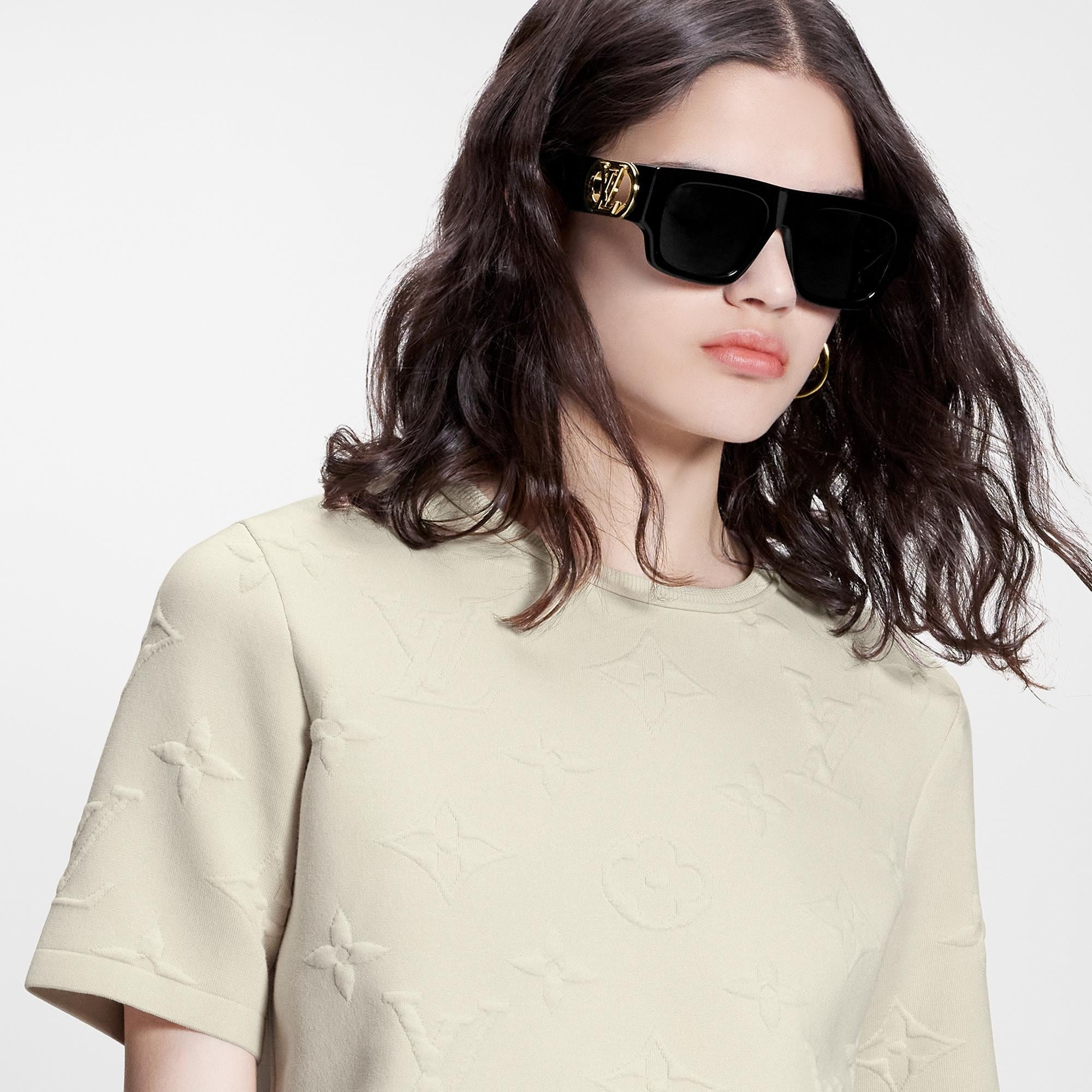 3D Monogram Knit Top - 4