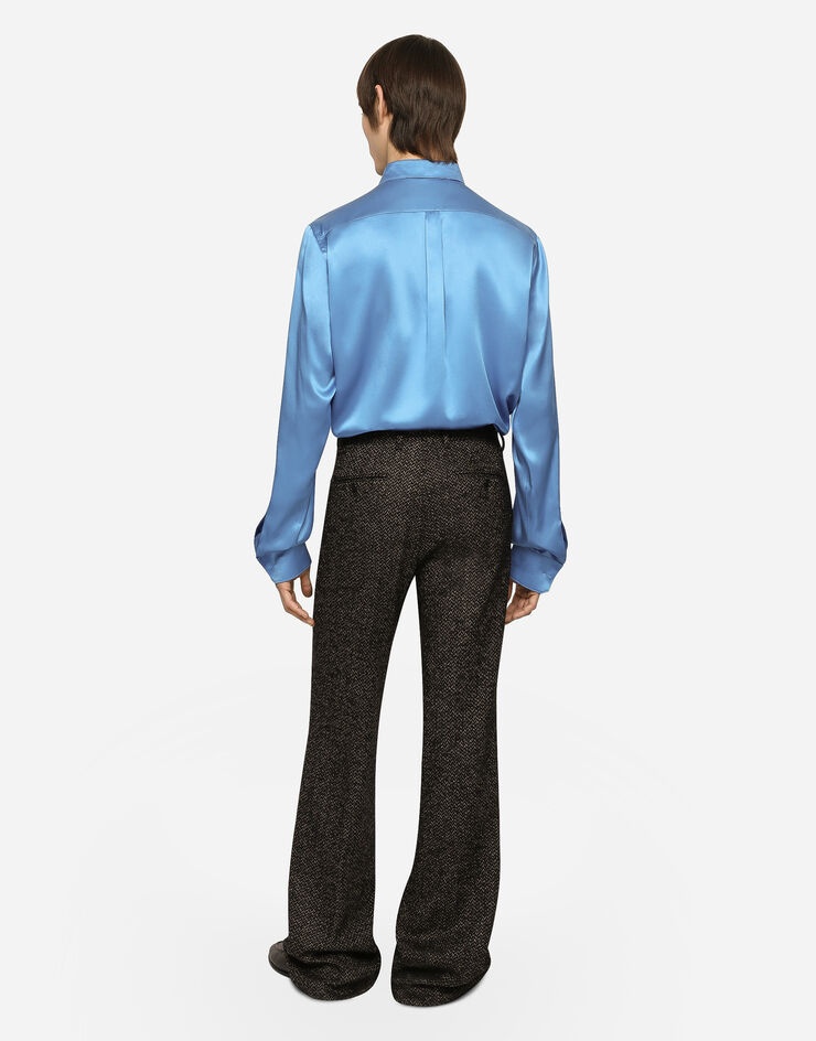 Silk satin Martini-fit shirt - 3