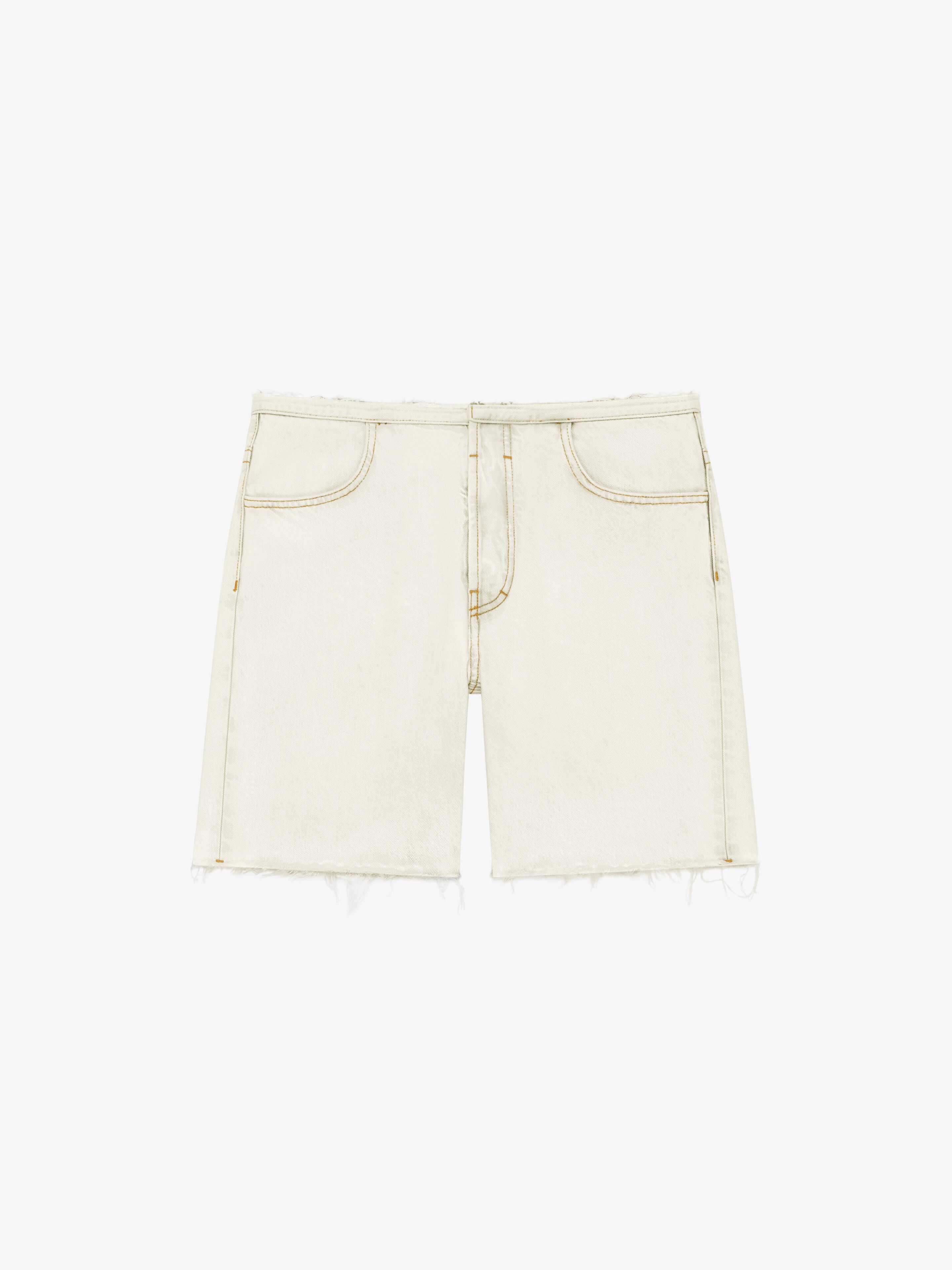 BERMUDA SHORTS IN DENIM - 1