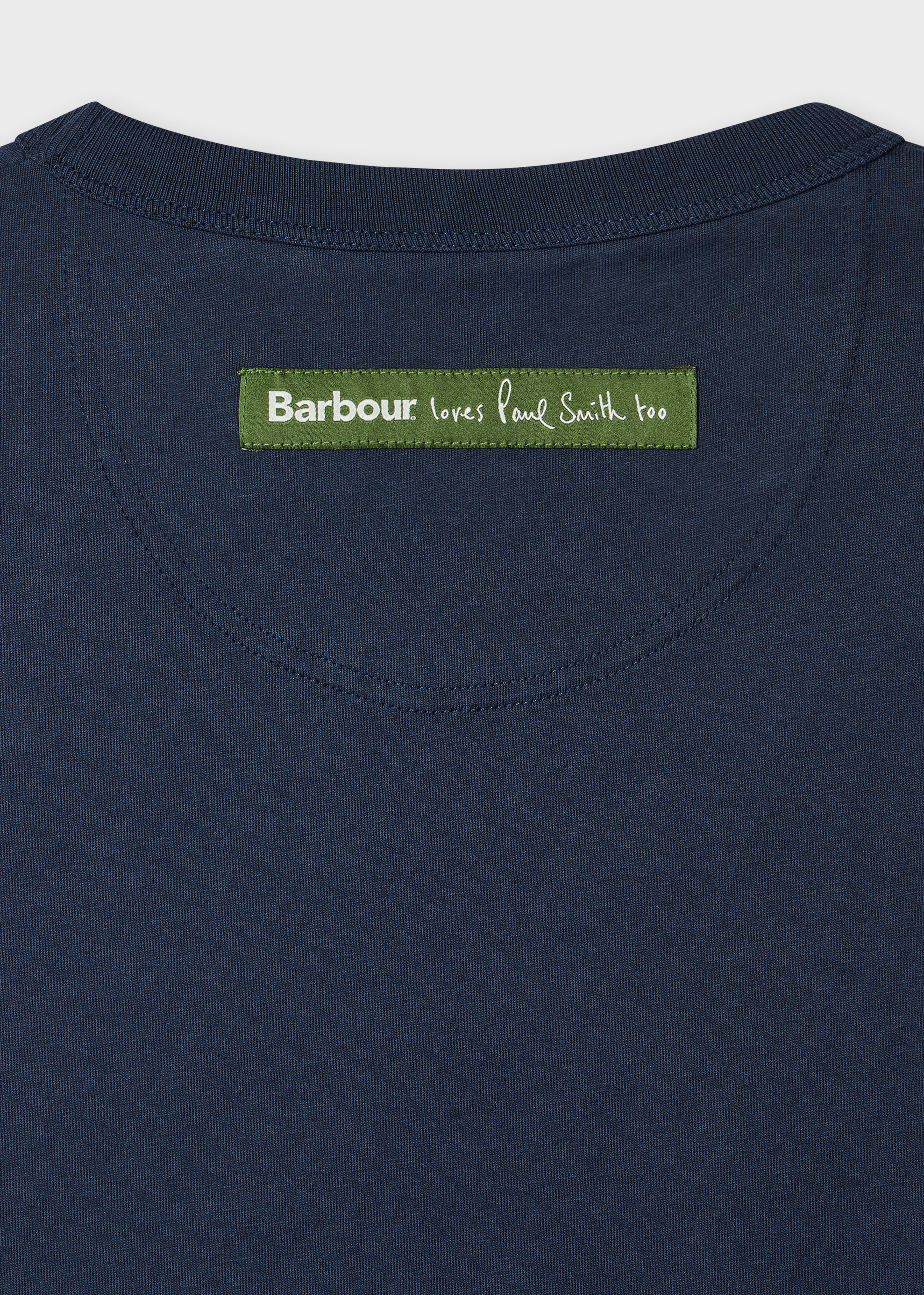Paul Smith loves Barbour - Wax Tin Print T-Shirt - 3