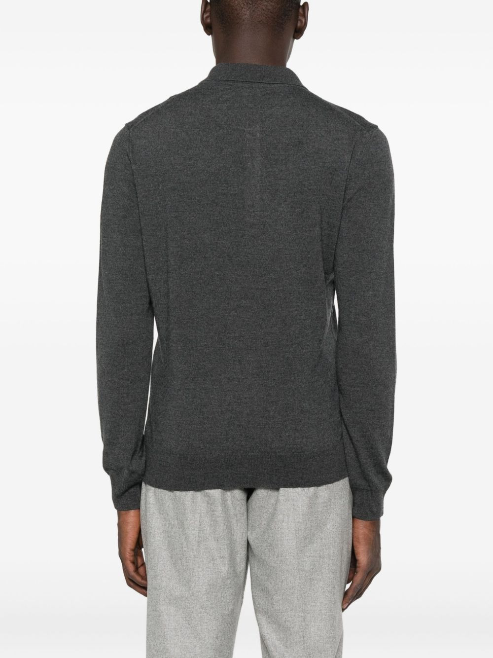 long-sleeve polo shirt - 4
