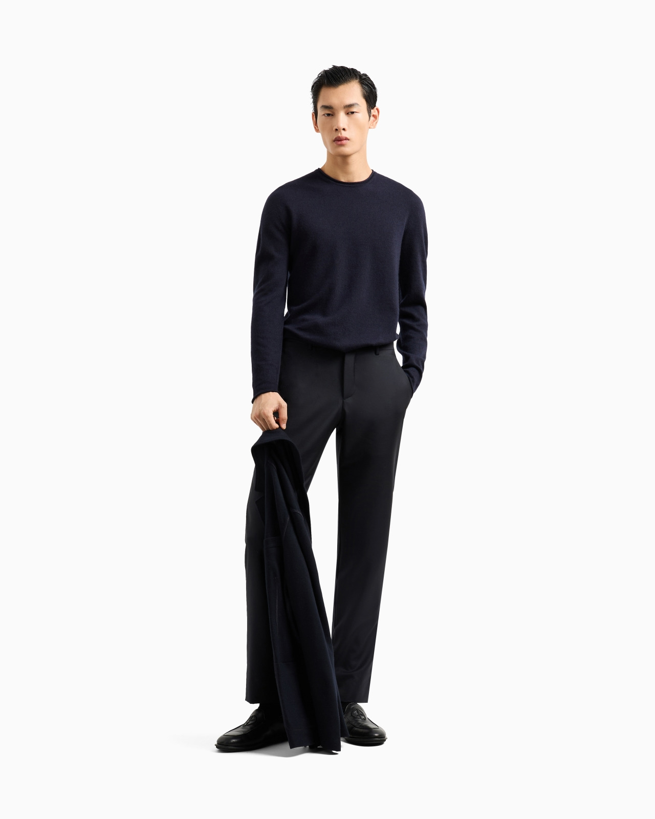 Icon cashmere interlock crew-neck jumper - 2